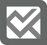 Минималистичный абстрактный логотип компании Идеал Автотранс в серых тонах на белом фоне